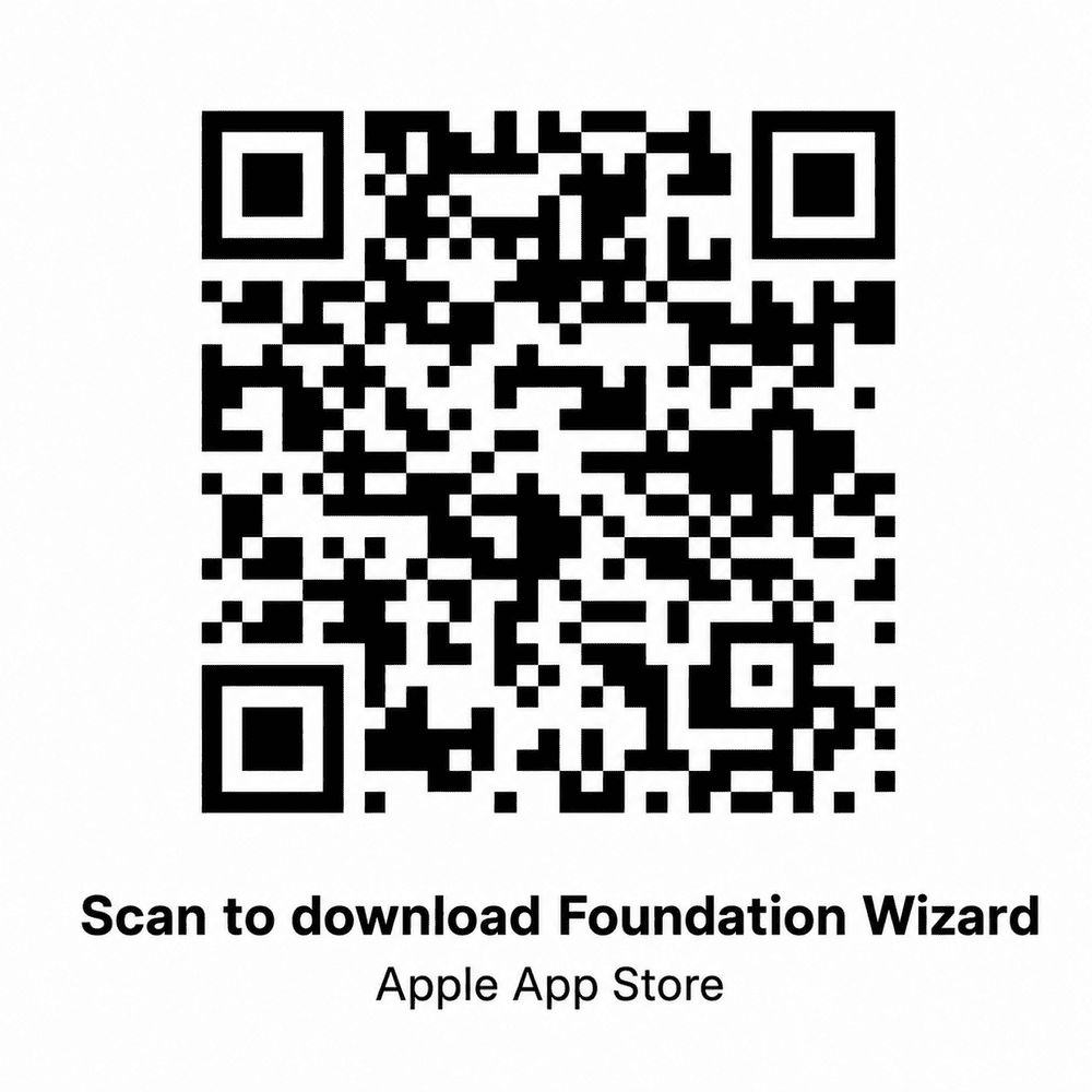QR code for the Foundation Wizard App Store page